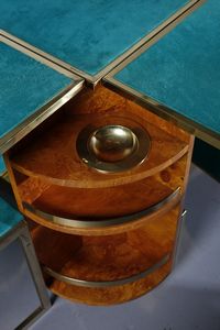 MENEGHETTI RENATO (n. 1947) : Tavolo da gioco Cubo con quattro sedie per DDD Design  - Asta Asta 393 | DESIGN E ARTI DECORATIVE DEL NOVECENTO Online - Associazione Nazionale - Case d'Asta italiane