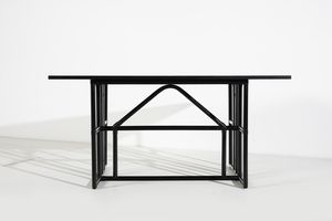 PIERO PALANGE & WERTHER TOFFOLONI : Tavolo consolle apribile per Gervasoni  - Asta Asta 393 | DESIGN E ARTI DECORATIVE DEL NOVECENTO Online - Associazione Nazionale - Case d'Asta italiane