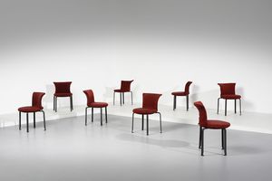 TAKAHAMA KAZUHIDE (n. 1930) - Otto sedie Miabi per B&B