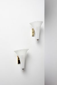 VENINI - Coppia di lampade da parete