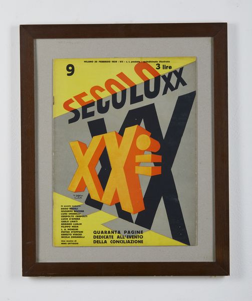 DEPERO FORTUNATO (1892 - 1960) : Secolo XX. Rivista originale completa.  - Asta Asta 394 | ARTE MODERNA E CONTEMPORANEA Virtuale - Associazione Nazionale - Case d'Asta italiane