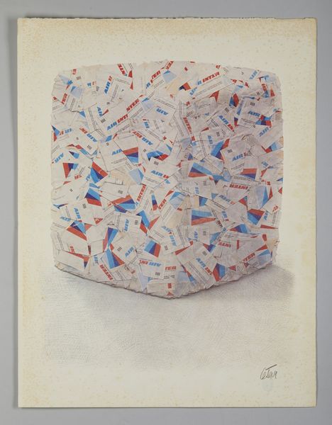 BALDACCINI CESAR (1921 - 1998) : Compressione di biglietti aerei Air France.  - Asta Asta 394 | ARTE MODERNA E CONTEMPORANEA Virtuale - Associazione Nazionale - Case d'Asta italiane