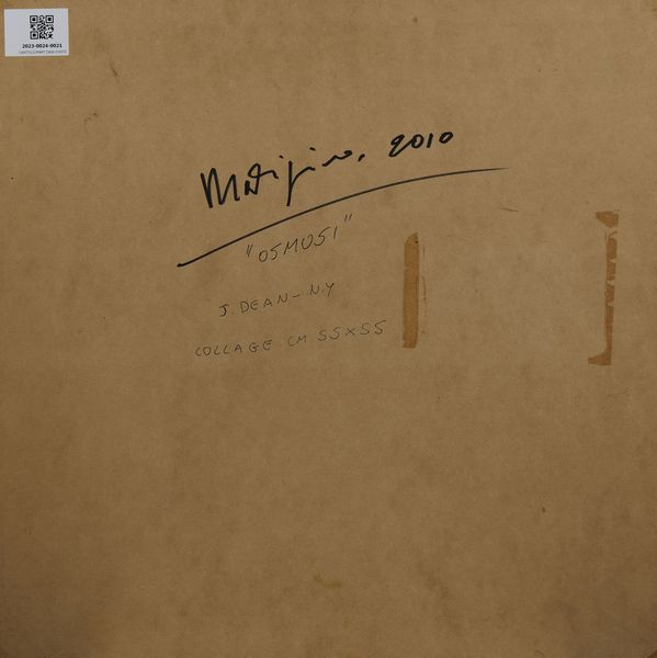 MALIPIERO (n. 1934) : Osmosi. J. Dean-N.Y  - Asta Asta 394 | ARTE MODERNA E CONTEMPORANEA Virtuale - Associazione Nazionale - Case d'Asta italiane