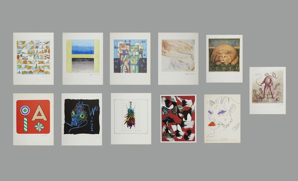 ARTISTI VARI : Lotto composto da n.11 fogli.  - Asta Asta 394 | ARTE MODERNA E CONTEMPORANEA Virtuale - Associazione Nazionale - Case d'Asta italiane