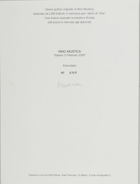 ARTISTI VARI : Lotto composto da n.11 fogli.  - Asta Asta 394 | ARTE MODERNA E CONTEMPORANEA Virtuale - Associazione Nazionale - Case d'Asta italiane
