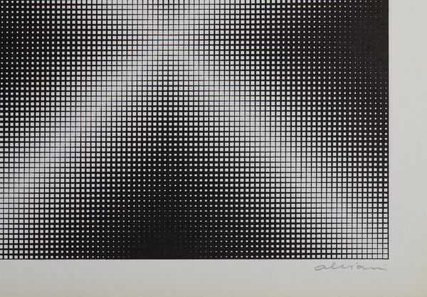 ALVIANI GETULIO (n. 1939) : Testura grafica x ortogonale.  - Asta Asta 394 | ARTE MODERNA E CONTEMPORANEA Virtuale - Associazione Nazionale - Case d'Asta italiane