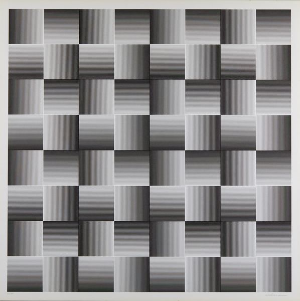 ALVIANI GETULIO (n. 1939) : Testura grafica inclinazione ottica.  - Asta Asta 394 | ARTE MODERNA E CONTEMPORANEA Virtuale - Associazione Nazionale - Case d'Asta italiane