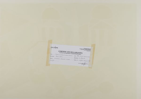 FESTA TANO (1938 - 1988) : Tratto dalla cartella  Il vascello fantasma .  - Asta Asta 394 | ARTE MODERNA E CONTEMPORANEA Virtuale - Associazione Nazionale - Case d'Asta italiane