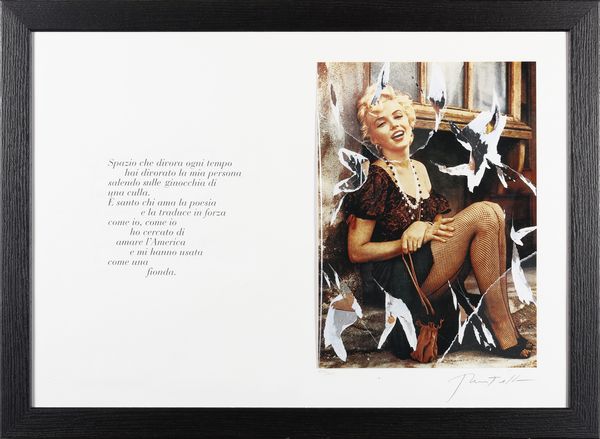 ROTELLA MIMMO (1918 - 2006) : Marilyn, Bellezza eterna.  - Asta Asta 394 | ARTE MODERNA E CONTEMPORANEA Virtuale - Associazione Nazionale - Case d'Asta italiane