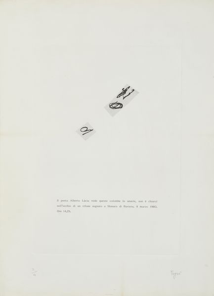 ISGRO' EMILIO (n. 1937) : Dalla cartella Il poeta Alberto L�cia.  - Asta Asta 394 | ARTE MODERNA E CONTEMPORANEA Virtuale - Associazione Nazionale - Case d'Asta italiane