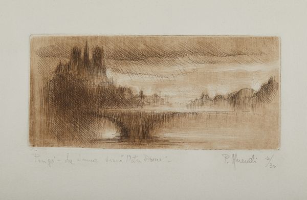 MERENDI PATRIZIA (n. 1954) : Parigi - La Senna verso Notre Dame.  - Asta Asta 394 | ARTE MODERNA E CONTEMPORANEA Virtuale - Associazione Nazionale - Case d'Asta italiane