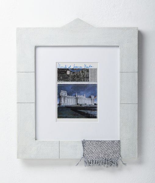 CHRISTO' (n. 1935) & JEANNE-CLAUDE (1935 - 2009) : Wrapped Reichstag, Project for Berlin, Collage in Two Parts, 1994.  - Asta Asta 394 | ARTE MODERNA E CONTEMPORANEA Virtuale - Associazione Nazionale - Case d'Asta italiane