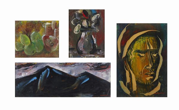 GIANDANTE X (1900 - 1984) : Lotto composto da n. 4 opere.  - Asta Asta 394 | ARTE MODERNA E CONTEMPORANEA Virtuale - Associazione Nazionale - Case d'Asta italiane