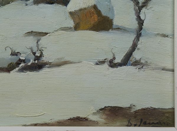 LANARO DINO (1908 - 1998) : Inverno.  - Asta Asta 394 | ARTE MODERNA E CONTEMPORANEA Virtuale - Associazione Nazionale - Case d'Asta italiane