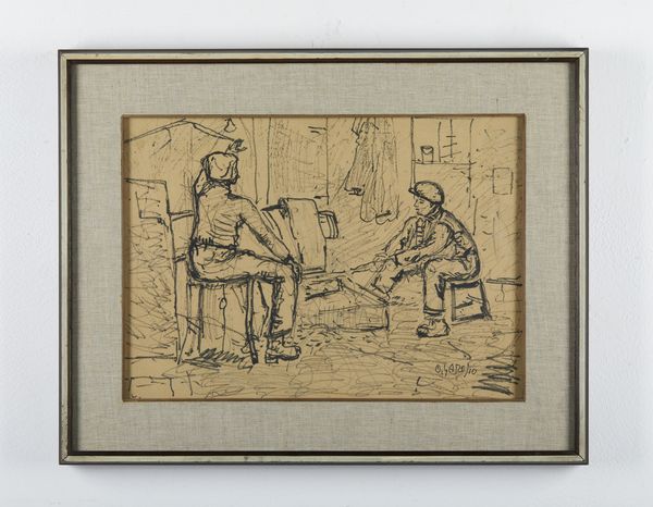 GAROSIO OTTORINO (1904 - 1980) : Senza titolo.  - Asta Asta 394 | ARTE MODERNA E CONTEMPORANEA Virtuale - Associazione Nazionale - Case d'Asta italiane