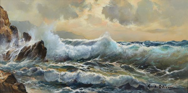 ODIERNA GUIDO (1913 - 1991) : Senza titolo.  - Asta Asta 394 | ARTE MODERNA E CONTEMPORANEA Virtuale - Associazione Nazionale - Case d'Asta italiane