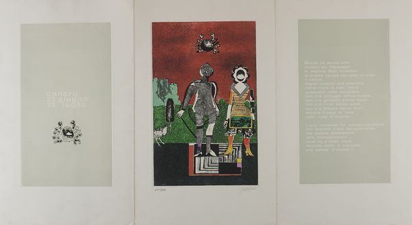 GENTILINI FRANCO (1909 - 1981) : Cancro.  - Asta Asta 394 | ARTE MODERNA E CONTEMPORANEA Virtuale - Associazione Nazionale - Case d'Asta italiane