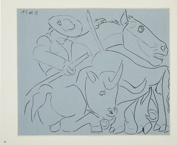 PICASSO PABLO (1881 - 1973) : Incisioni su Linoleum di Picasso.  - Asta Asta 394 | ARTE MODERNA E CONTEMPORANEA Virtuale - Associazione Nazionale - Case d'Asta italiane