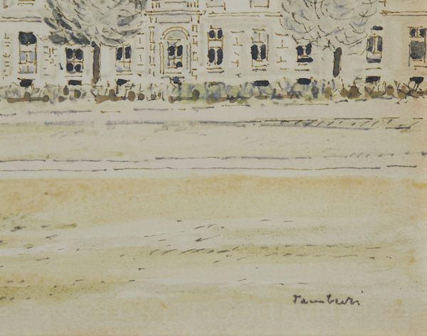 TAMBURI ORFEO (1910 - 1994) : Palazzo antico.  - Asta Asta 394 | ARTE MODERNA E CONTEMPORANEA Virtuale - Associazione Nazionale - Case d'Asta italiane