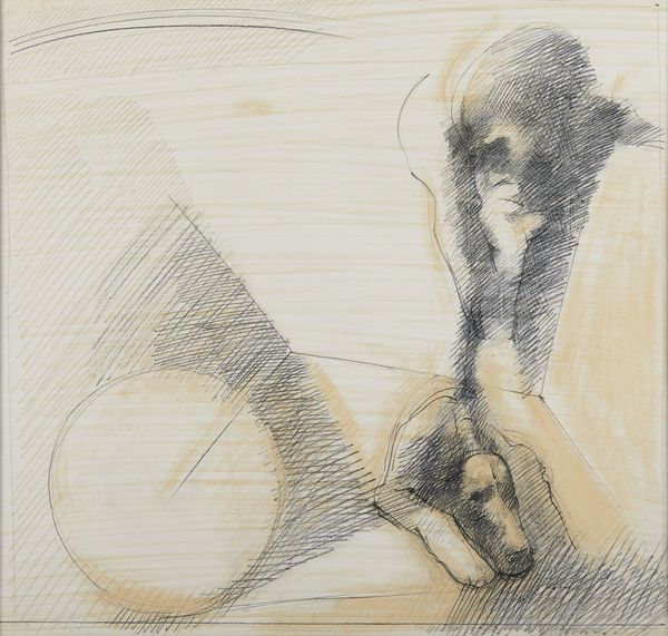 FRANCESE FRANCO (1920 - 1996) : Studio per Melanconia di Durer.  - Asta Asta 394 | ARTE MODERNA E CONTEMPORANEA Virtuale - Associazione Nazionale - Case d'Asta italiane