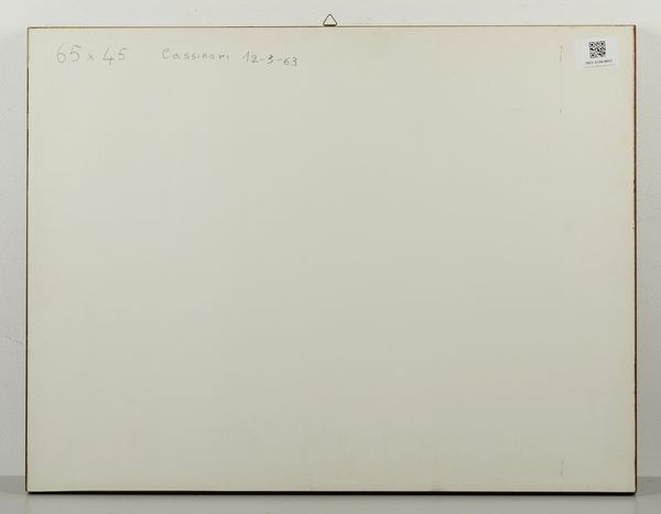 CASSINARI BRUNO (1912 - 1992) : Senza titolo.  - Asta Asta 394 | ARTE MODERNA E CONTEMPORANEA Virtuale - Associazione Nazionale - Case d'Asta italiane