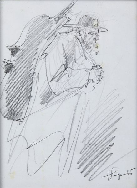 LONGARETTI TRENTO (n. 1916) : Viandante.  - Asta Asta 394 | ARTE MODERNA E CONTEMPORANEA Virtuale - Associazione Nazionale - Case d'Asta italiane