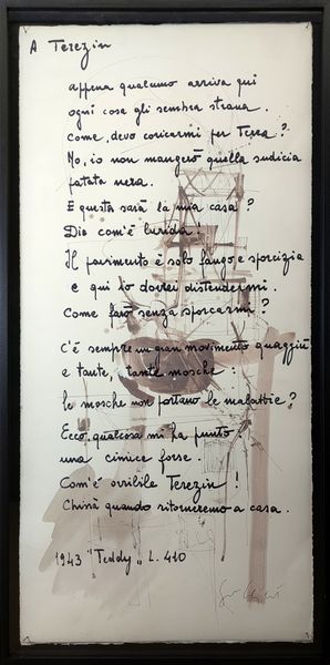 CELIBERTI GIORGIO (n. 1929) : Terezin.  - Asta Asta 394 | ARTE MODERNA E CONTEMPORANEA Virtuale - Associazione Nazionale - Case d'Asta italiane