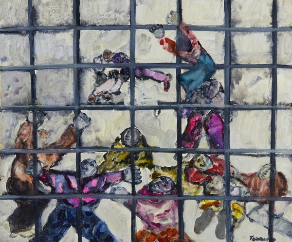 TERRUSO SAVERIO (1939 - 2003) : Rivolta a San Vittore.  - Asta Asta 394 | ARTE MODERNA E CONTEMPORANEA Virtuale - Associazione Nazionale - Case d'Asta italiane