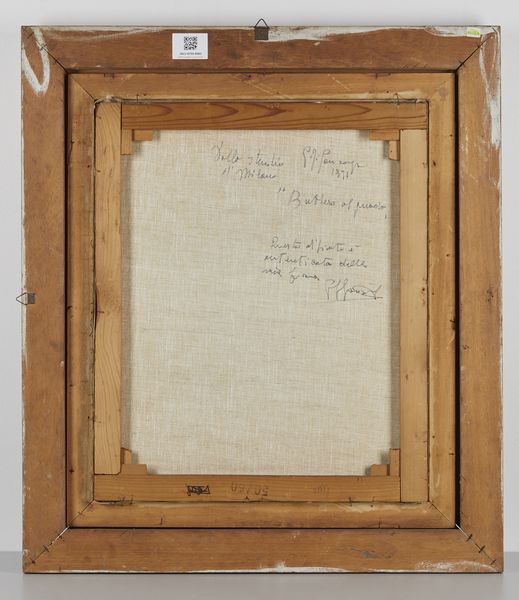 GONZAGA GIOVAN FRANCESCO (1921 - 2007 circa) : Buttero al guado.  - Asta Asta 394 | ARTE MODERNA E CONTEMPORANEA Virtuale - Associazione Nazionale - Case d'Asta italiane