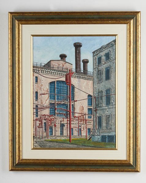 CAPUTO  TONINO (n. 1933) : Centrale elettrica, Jersey City.  - Asta Asta 394 | ARTE MODERNA E CONTEMPORANEA Virtuale - Associazione Nazionale - Case d'Asta italiane