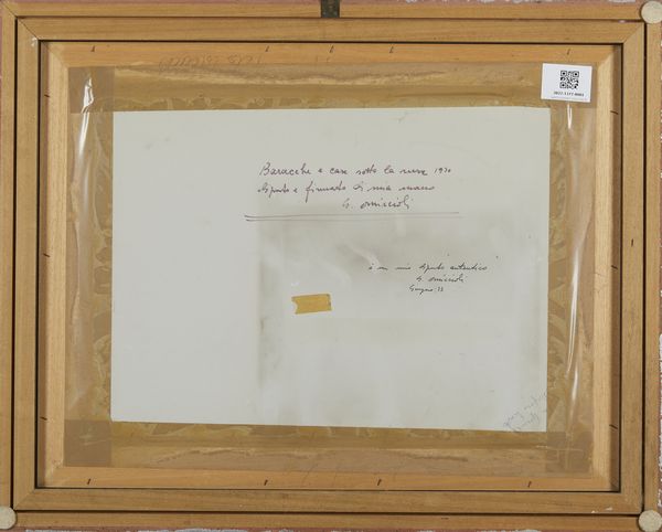 OMICCIOLI  GIOVANNI (1901 - 1975) : Baracche e case sotto la neve.  - Asta Asta 394 | ARTE MODERNA E CONTEMPORANEA Virtuale - Associazione Nazionale - Case d'Asta italiane