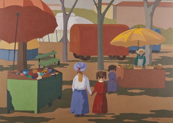 MASI ROBERTO (1940 - 2011) : Un giorno al mercato.  - Asta Asta 394 | ARTE MODERNA E CONTEMPORANEA Virtuale - Associazione Nazionale - Case d'Asta italiane