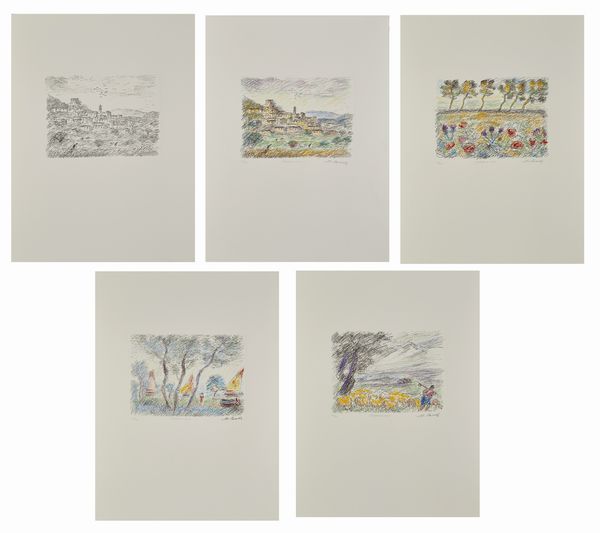 CASCELLA MICHELE (1892 - 1989) : Gabriele d'annunzio otto poesie.  - Asta Asta 394 | ARTE MODERNA E CONTEMPORANEA Virtuale - Associazione Nazionale - Case d'Asta italiane