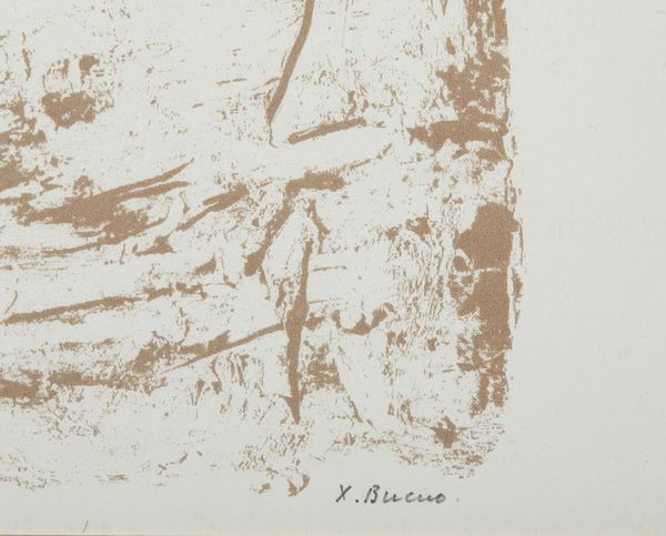 BUENO XAVIER (1915 - 1979) : Senza titolo.  - Asta Asta 394 | ARTE MODERNA E CONTEMPORANEA Virtuale - Associazione Nazionale - Case d'Asta italiane