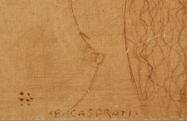 CASORATI FELICE (1883 - 1963) : Donna.  - Asta Asta 394 | ARTE MODERNA E CONTEMPORANEA Virtuale - Associazione Nazionale - Case d'Asta italiane