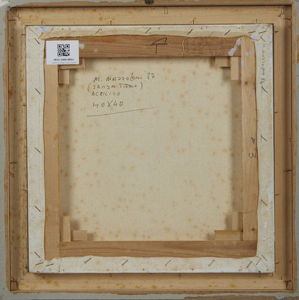 MAZZOLENI MARTINO (1935 - 1995) : Senza titolo.  - Asta Asta 394 | ARTE MODERNA E CONTEMPORANEA Virtuale - Associazione Nazionale - Case d'Asta italiane