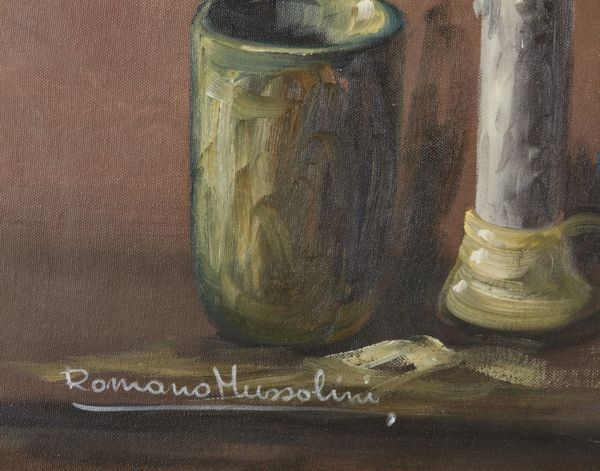 MUSSOLINI ROMANO (1927 - 2008) : Natura morta.  - Asta Asta 394 | ARTE MODERNA E CONTEMPORANEA Virtuale - Associazione Nazionale - Case d'Asta italiane