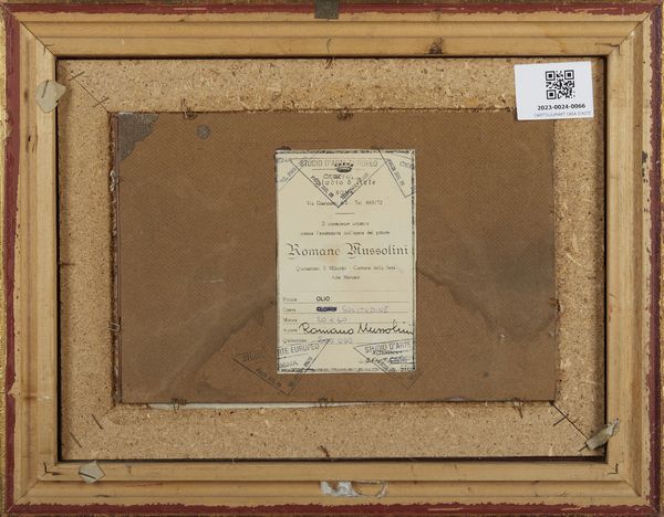 MUSSOLINI ROMANO (1927 - 2008) : Solitudine.  - Asta Asta 394 | ARTE MODERNA E CONTEMPORANEA Virtuale - Associazione Nazionale - Case d'Asta italiane