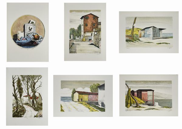 BARTOLINI SIGRFIDO (1932 - 2007) : Cartella composta da n.6 fogli. Felici Memorie.  - Asta Asta 394 | ARTE MODERNA E CONTEMPORANEA Virtuale - Associazione Nazionale - Case d'Asta italiane