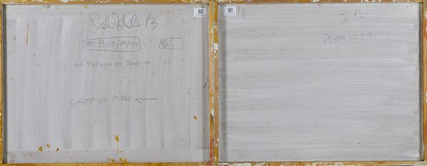 PATELLI PAOLO (n. 1934) : Dittico. L'allegoria del pane.  - Asta Asta 394 | ARTE MODERNA E CONTEMPORANEA Virtuale - Associazione Nazionale - Case d'Asta italiane