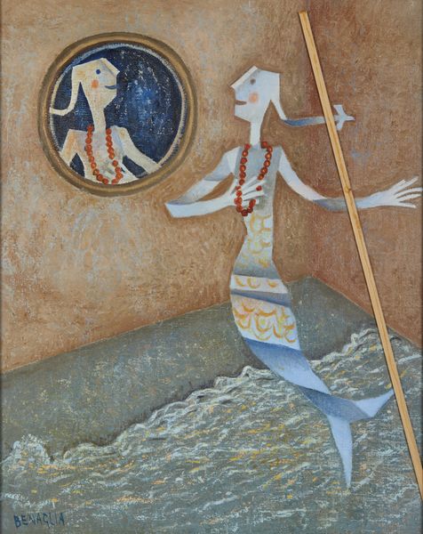 BENAGLIA ENRICO (n. 1938) : La collana di corallo.  - Asta Asta 394 | ARTE MODERNA E CONTEMPORANEA Virtuale - Associazione Nazionale - Case d'Asta italiane