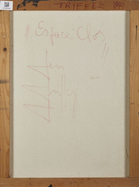 TRIFFEZ.  JEAN (1931 - 1983) : Espace clos.  - Asta Asta 394 | ARTE MODERNA E CONTEMPORANEA Virtuale - Associazione Nazionale - Case d'Asta italiane