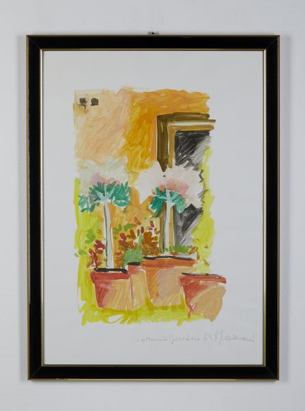 FACCINCANI ATHOS (n. 1951) : Interno di giardino.  - Asta Asta 394 | ARTE MODERNA E CONTEMPORANEA Virtuale - Associazione Nazionale - Case d'Asta italiane