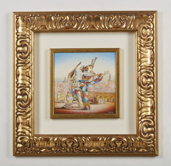 NARDONI SERGIO (n. 1947) : Firenzina con musica.  - Asta Asta 394 | ARTE MODERNA E CONTEMPORANEA Virtuale - Associazione Nazionale - Case d'Asta italiane