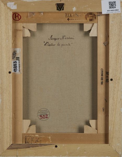 NARDONI SERGIO (n. 1947) : Dietro le quinte.  - Asta Asta 394 | ARTE MODERNA E CONTEMPORANEA Virtuale - Associazione Nazionale - Case d'Asta italiane