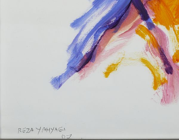 YAHYAEI REZA (n. 1948) : Senza titolo.  - Asta Asta 394 | ARTE MODERNA E CONTEMPORANEA Virtuale - Associazione Nazionale - Case d'Asta italiane
