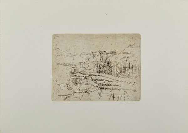 FARAONI ENZO (n. 1920) : Paesaggio con torre.  - Asta Asta 394 | ARTE MODERNA E CONTEMPORANEA Virtuale - Associazione Nazionale - Case d'Asta italiane