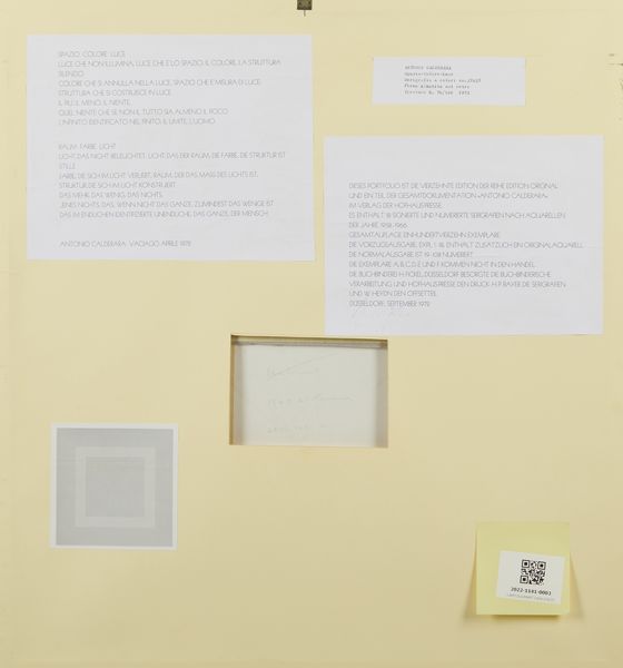 CALDERARA ANTONIO (1903 - 1978) : Spazio-Colore-Luce.  - Asta Asta 394 | ARTE MODERNA E CONTEMPORANEA Virtuale - Associazione Nazionale - Case d'Asta italiane