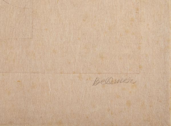 BELLMER HANS (1902 - 1975) : Senza titolo.  - Asta Asta 394 | ARTE MODERNA E CONTEMPORANEA Virtuale - Associazione Nazionale - Case d'Asta italiane