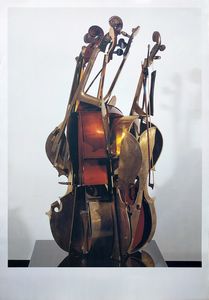 ARMAN FERNANDEZ (1928 - 2005) - D'apres.Accumulazione violoncello.